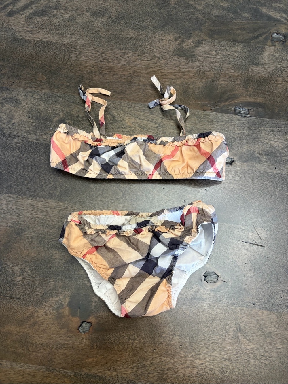 Burberry Infant 2 piece bathing suit